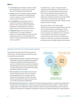 6 learnlaunch.org/MAPLE
4.	An innovation sprint that fosters authentic student
learning experiences in order to move curri...